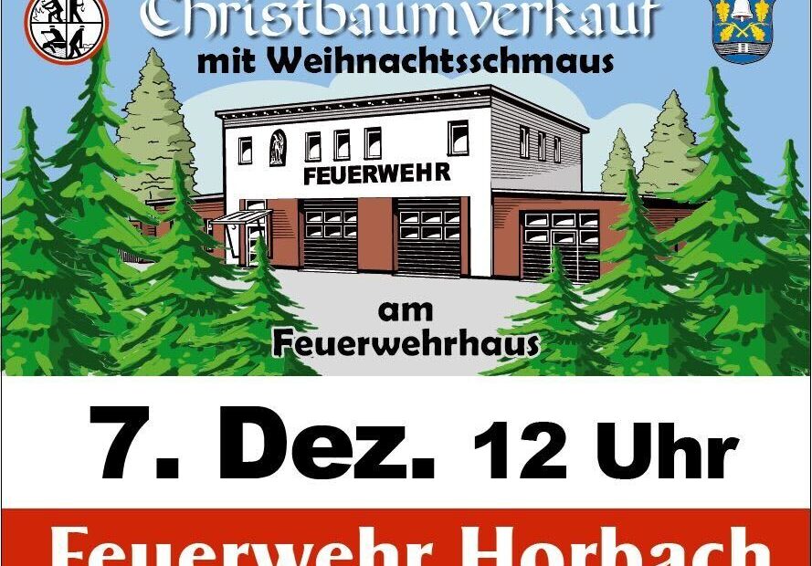 Weihnachtsbaumverkauf am 7. Dezember 2024, 12 Uhr